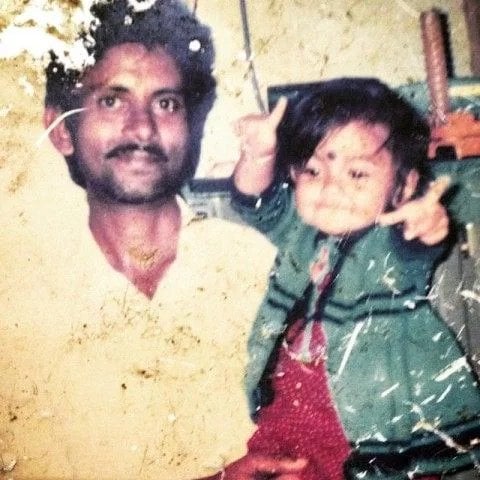 Devoleena Bhattacharjee childhood photo