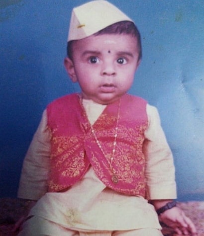 sathya sk childhood photo