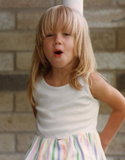 amber heard childhood pic