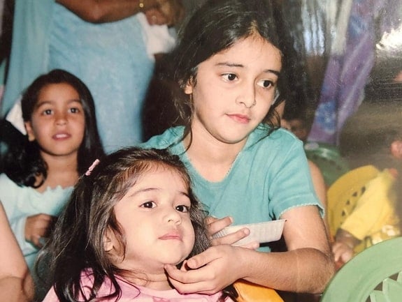 ananya pandey childhood photo