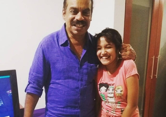 anikha surendran father