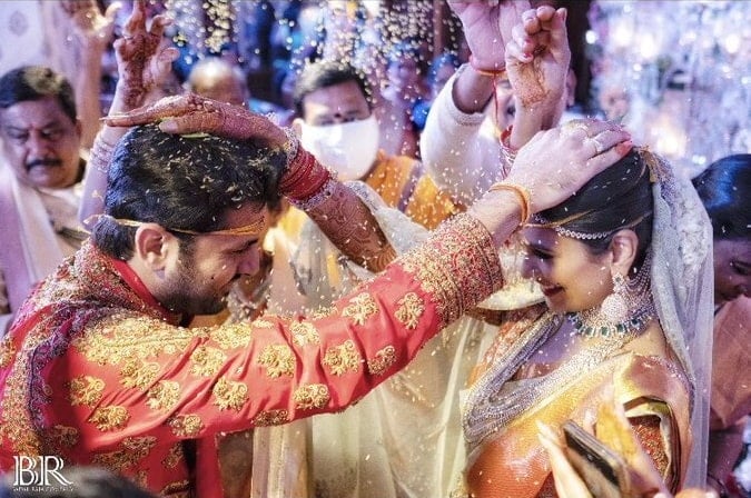 nithiin wedding photo