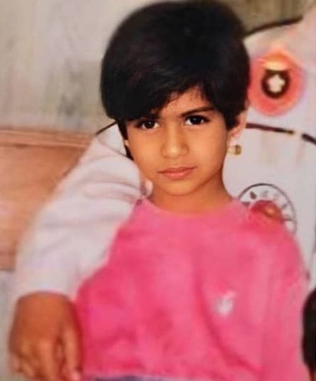 nia sharma childhood photo