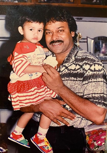 niharika konidela childhood photo