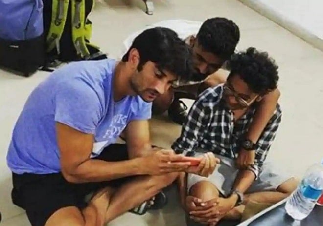 siddharth pithani with sushant singh rajput