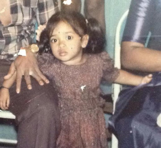 devi nagavalli childhood photo