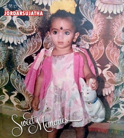 jordar sujatha childhood photo