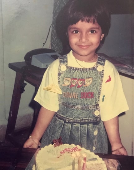 nidhi moony singh childhood photo