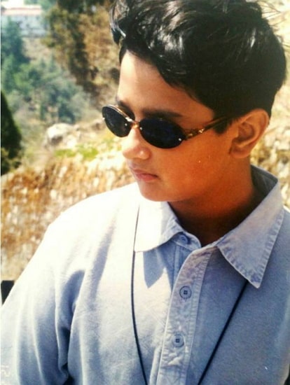 nishant singh malkani childhood photo