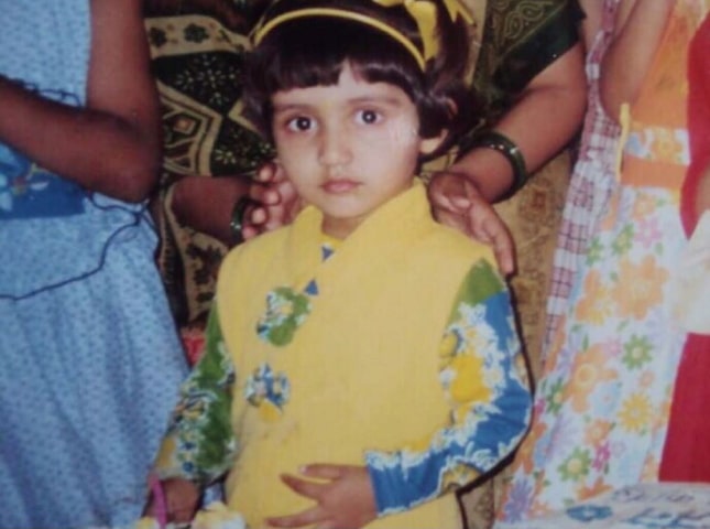 prachi singh childhood photo