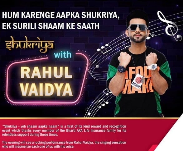 rahul vaidya live performance