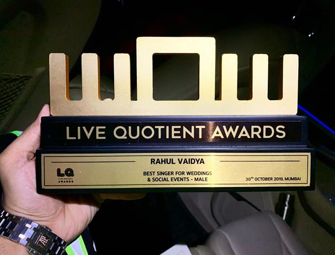 rahul vaidya award