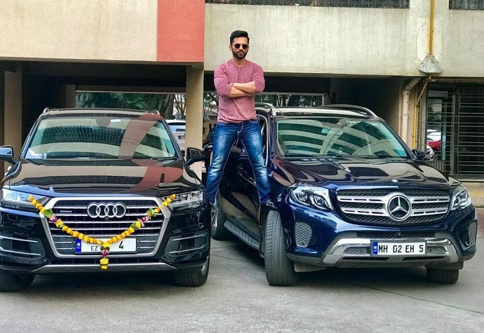 rahul vaidya car