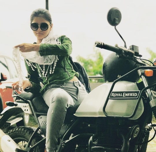 rubina dilaik bike