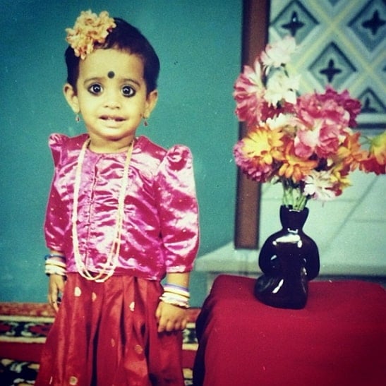 swathi deekshith childhood photo