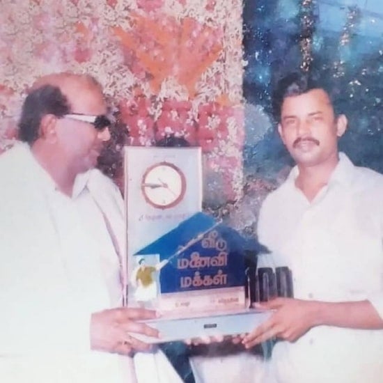 anitha sampath father