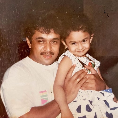 aishwarya arjun childhood photo