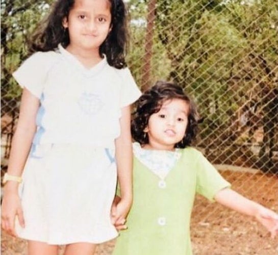 chaitra vasudevan childhood photo