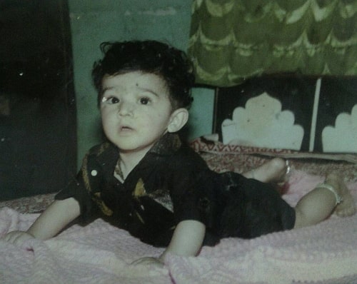 parth samthaan childhood photo