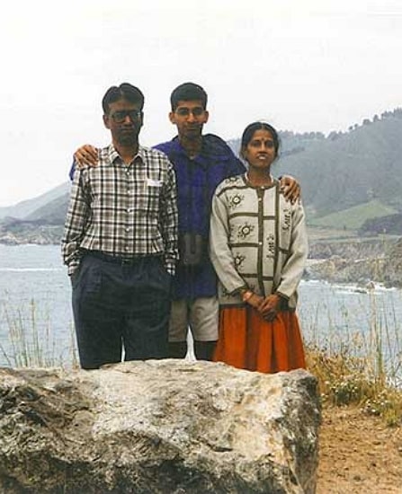 sundar pichai father & mother