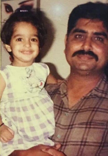 dipika kakar childhood photo