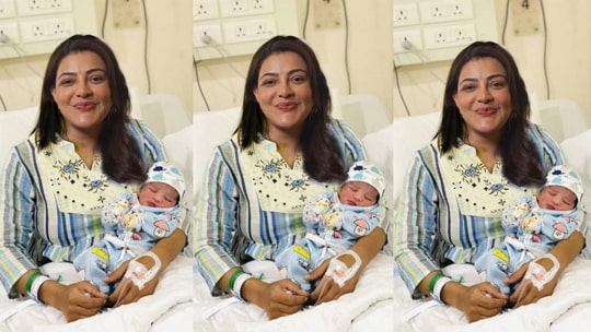 gautam kitchlu's wife & son