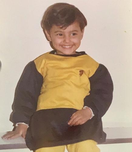 ginni kapoor childhood photo