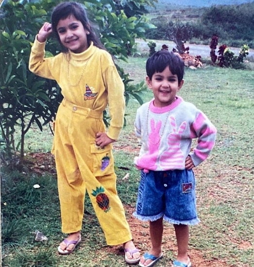 kriti kharbanda childhood photo