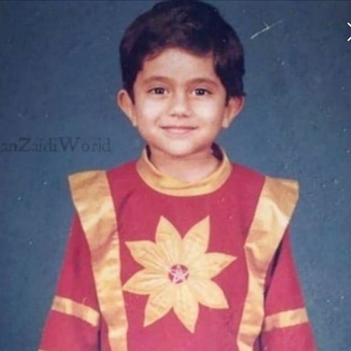 salman zaidi childhood photo