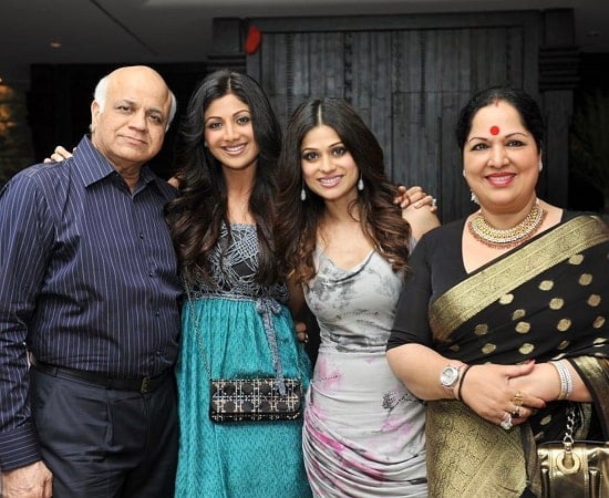 shamita shetty family