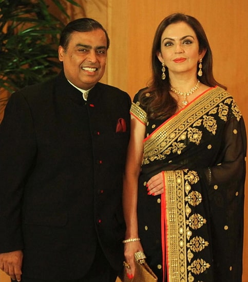 akash ambani parents