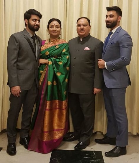 mallika nadda family