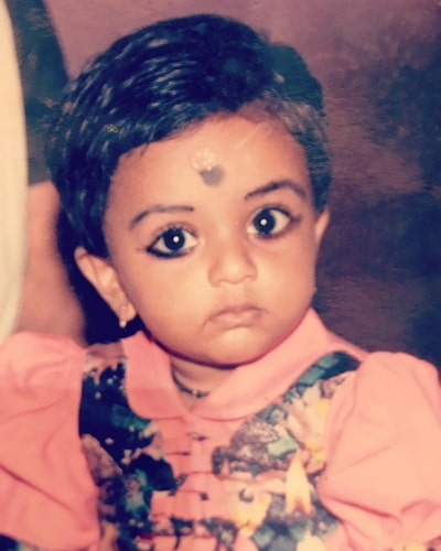 nandini nair childhood photo