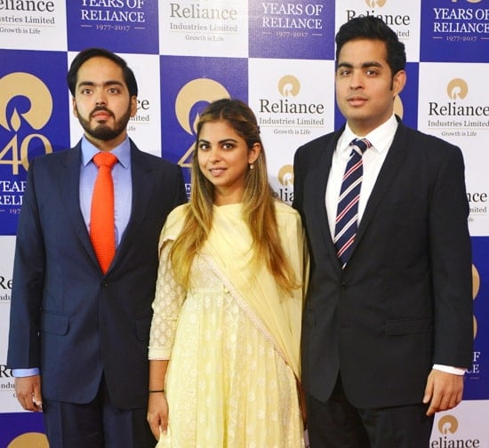 akash ambani siblings