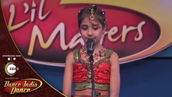 akshita mudgal in dance india dance lil masters 2