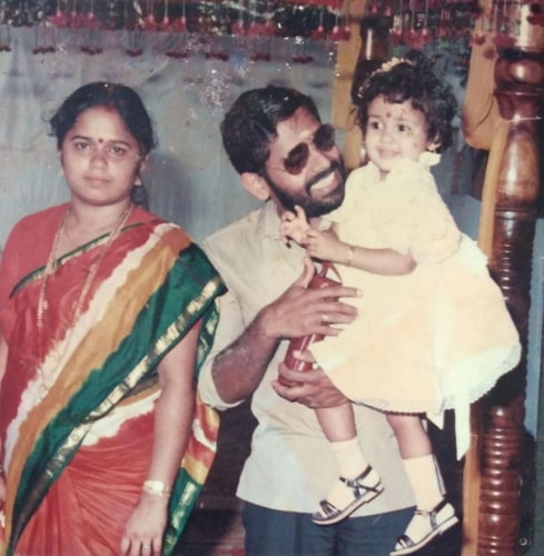 ananya childhood photo