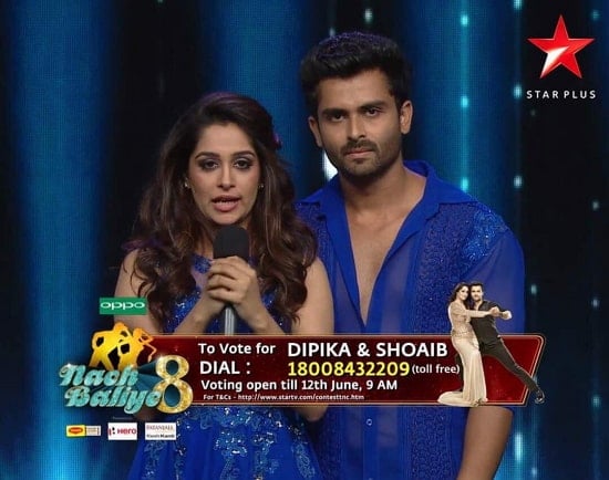 dipika kakar with shoaib ibrahim in nach baliye season 8