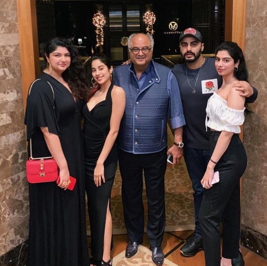 jhanvi kapoor family