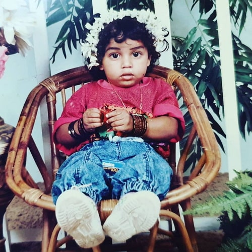 majiziya bhanu childhood photo