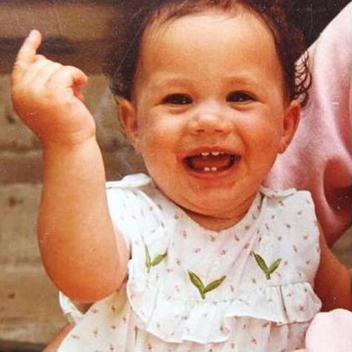 meghan markle childhood photo