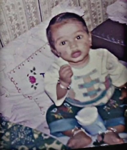 nayana sharath childhood photo