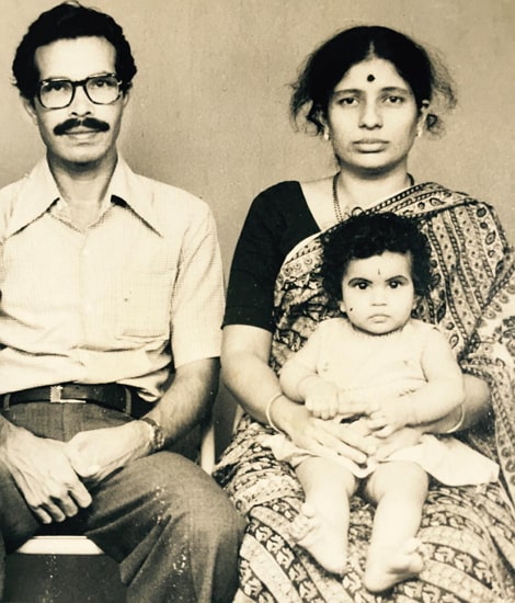 shubha poonja parents