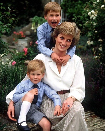 diana, princess of wales children