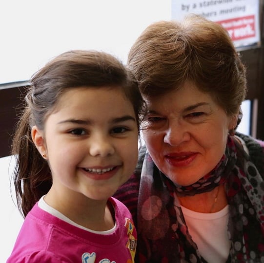 grace mulgrew with her grandmother