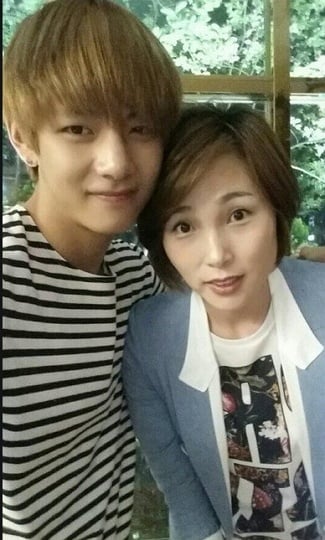 kim taehyung mother