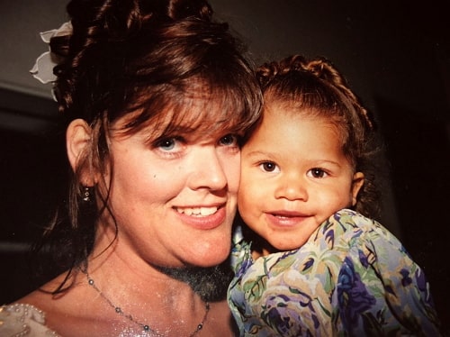 zendaya childhood photo