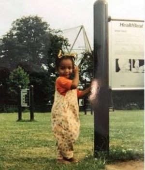 naomi ackie childhood pic