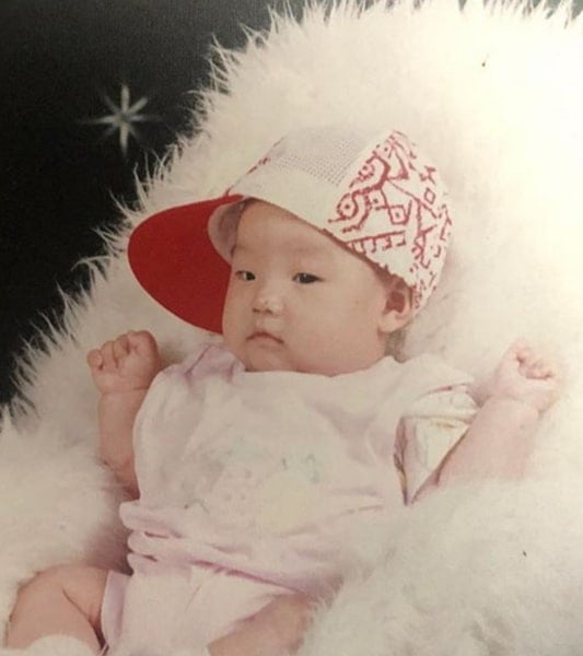 suga childhood pic