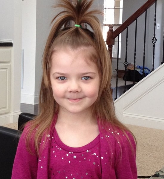 daisy head childhood pic