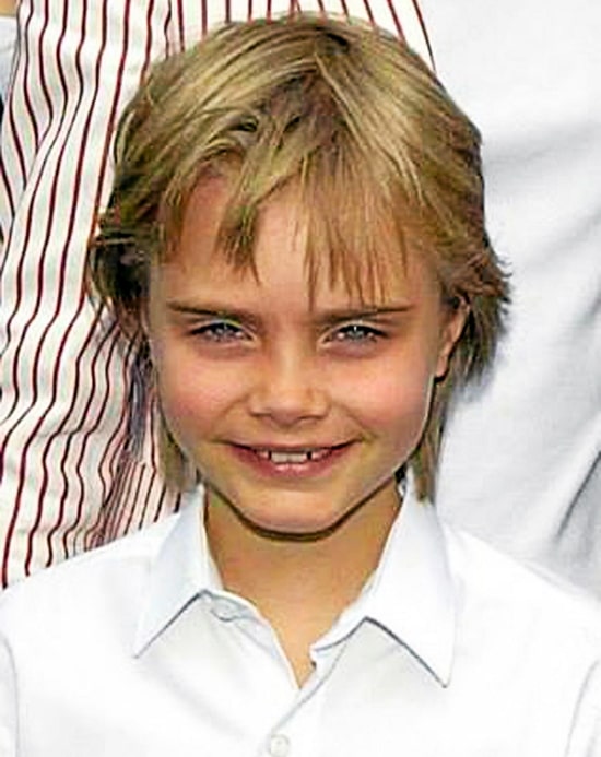 cara Delevingne childhood pic